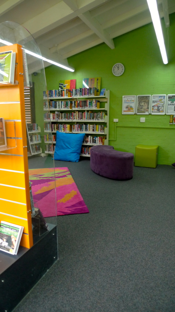The Young Adult section at Arana Hills Library
